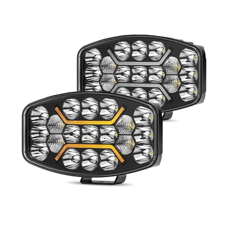 10 Inch 60W White Amber DRL LED Driving Light gallery image 2