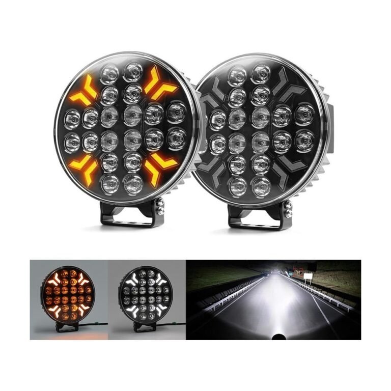 Yirox 260W White Amber DRL Combo Beam LED Driving Light for off-road truck and SUV auxiliary lighting
