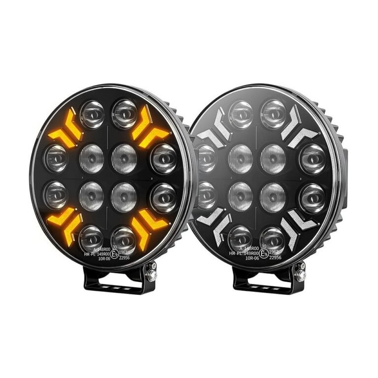 Yirox 260W White Amber DRL Combo Beam LED Driving Light Series 2 for off-road truck and SUV auxiliary lighting
