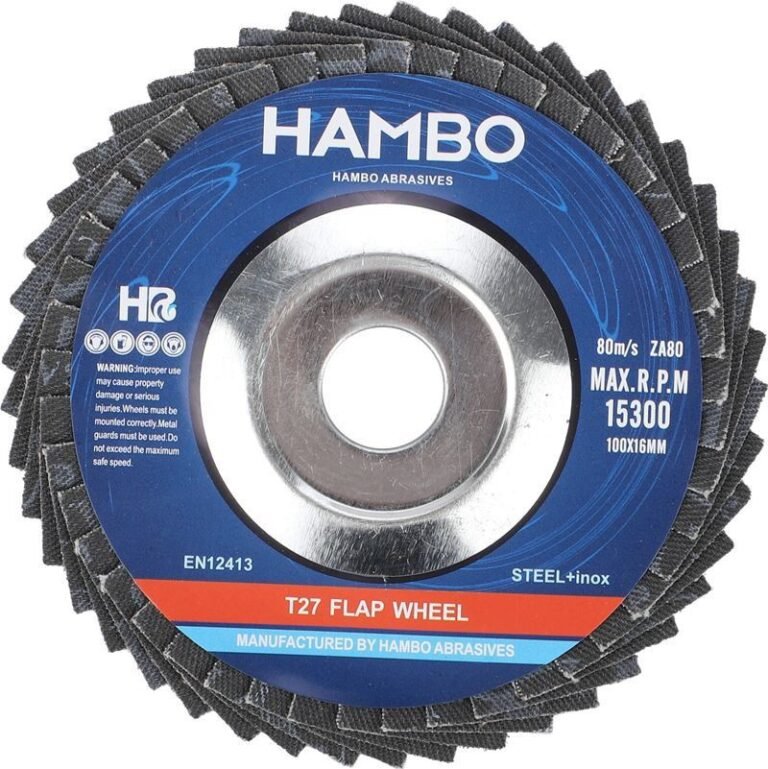 Yirox 4 Inch T27 Flexible Flap Disc for Metal Grinding and Weld Blending