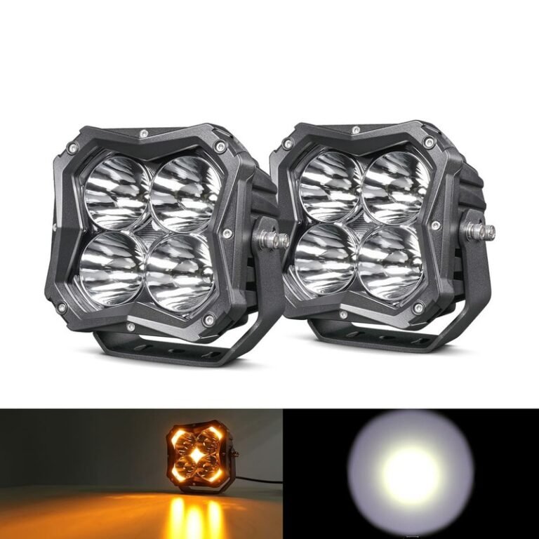 5 Inch 126W White Amber DRL LED Driving Light gallery image 2