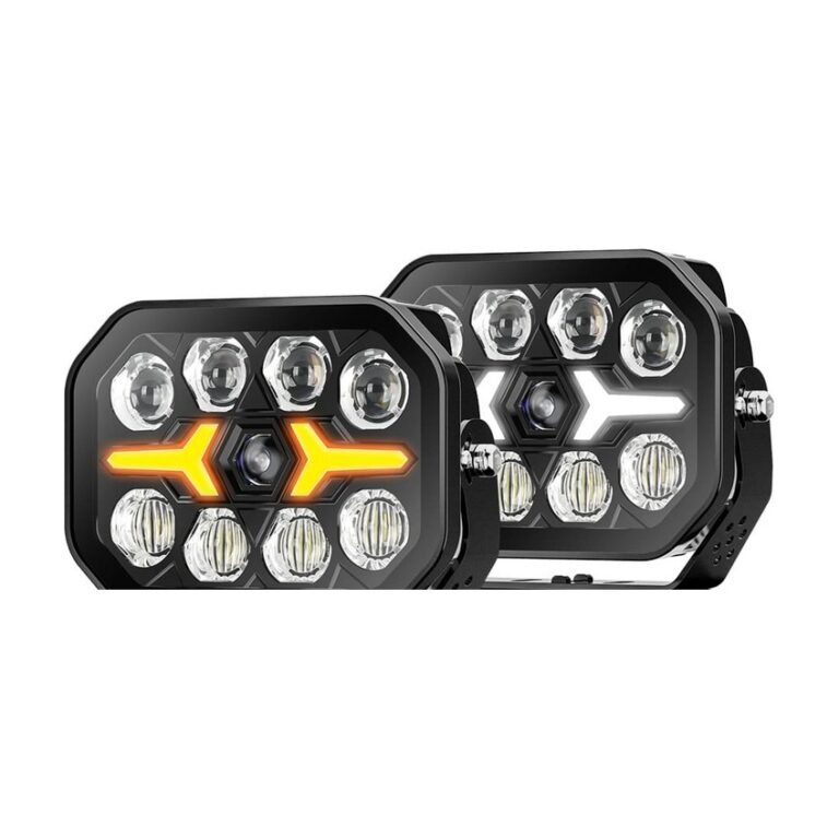 Yirox 7 Inch 210W Pair Dynamic DRL LED Driving Light for off-road truck and SUV auxiliary lighting