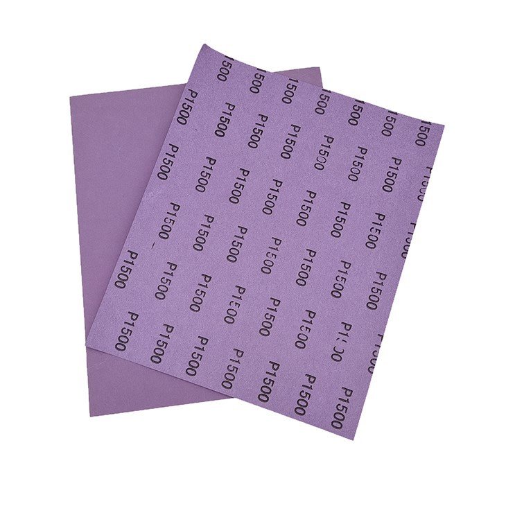 Yirox Purple Waterproof Sandpaper for automotive refinishing and wet surface sanding