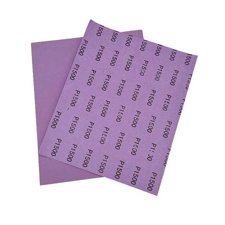 Purple Waterproof Sandpaper for Auto Refinishing Gallery Image