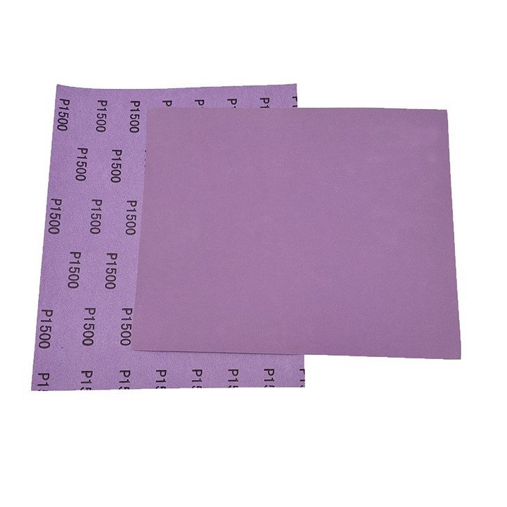Purple Waterproof Sandpaper for Auto Refinishing Gallery Image