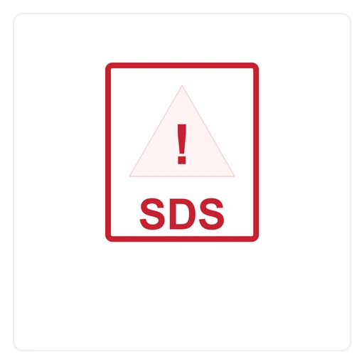 MSDS and SDS safety data sheet icon