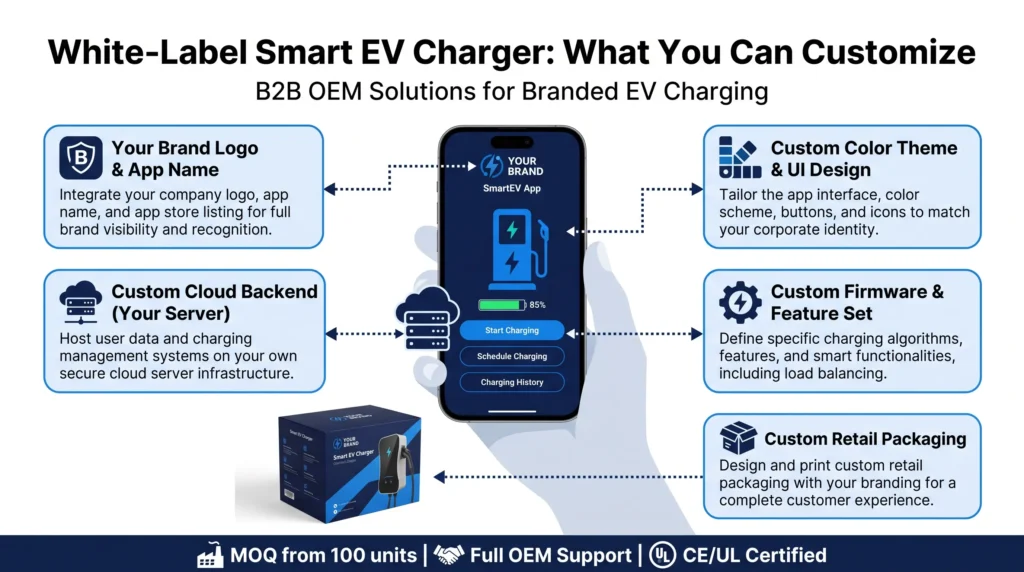 A visual guide to the comprehensive white-label customization options available from premium OEM suppliers. A fully branded, professionally designed app elevates your product from a mere hardware accessory to a complete, high-value tech solution.