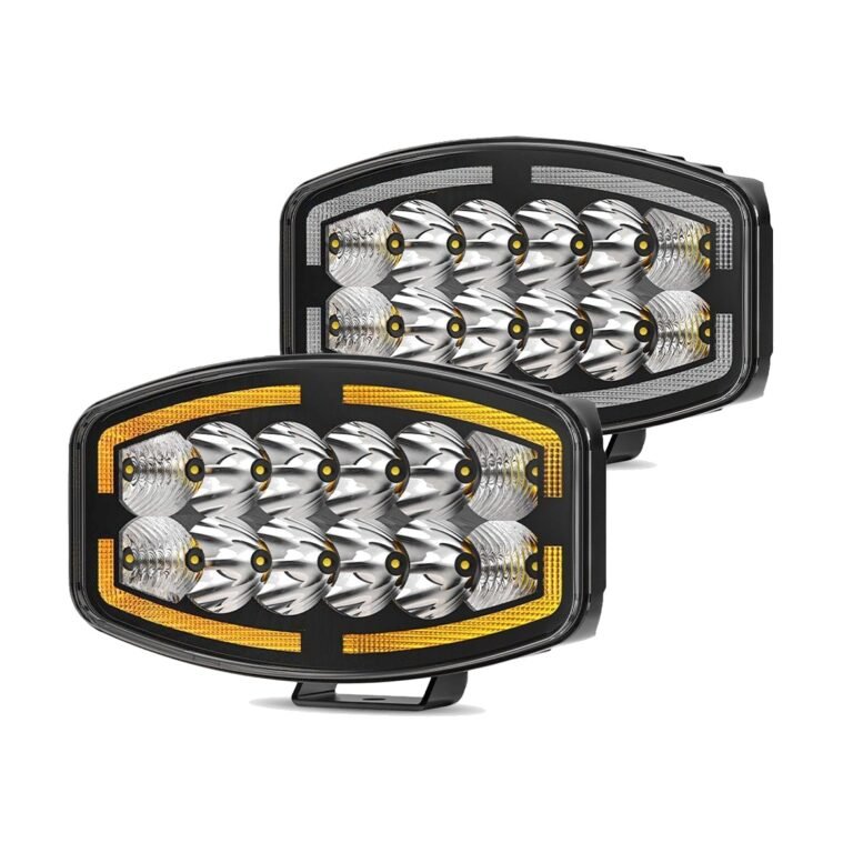 10 Inch 60W White Amber DRL LED Work Light Pods product gallery 2