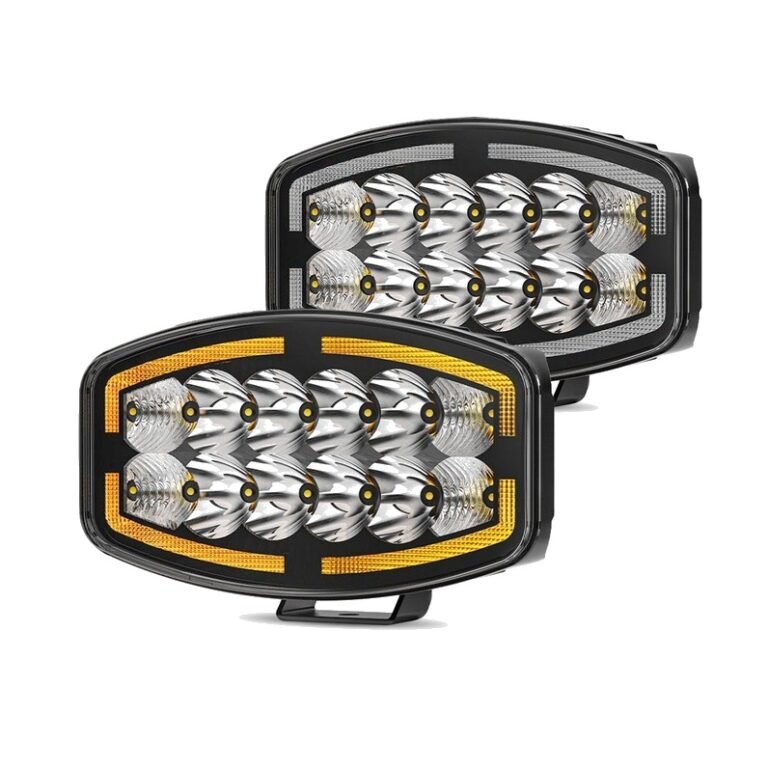 10 Inch 60W White Amber DRL LED Work Light Pods product gallery 3