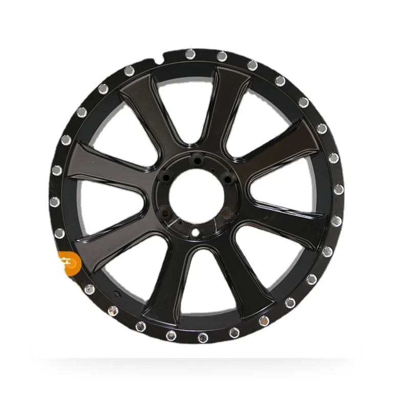 Black Classic Ten Spoke Alloy Wheel Rim Product Image 2