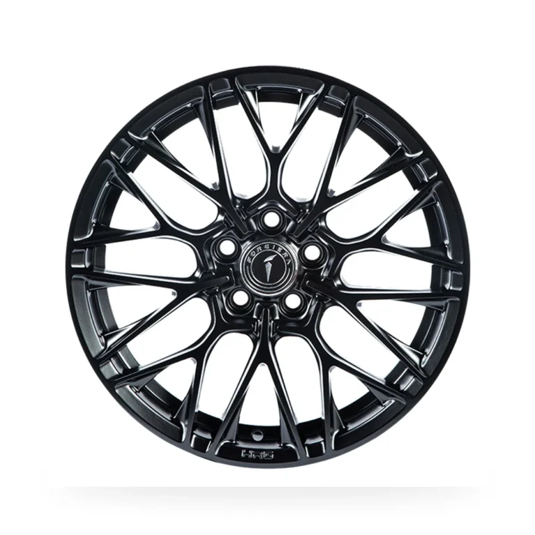 Black Split Spoke Alloy Wheel Rim for Performance Cars Product Image 1