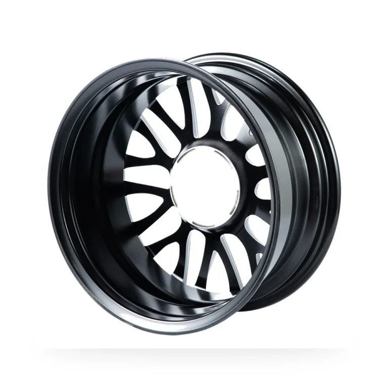 Black Split Spoke Alloy Wheel Rim for Performance Cars Product Image 3
