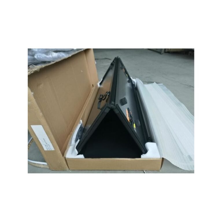 4X4 Car Accessories Hard Tri Fold Tonneau Bed Cover For Nissan Navara NP gallery image 2