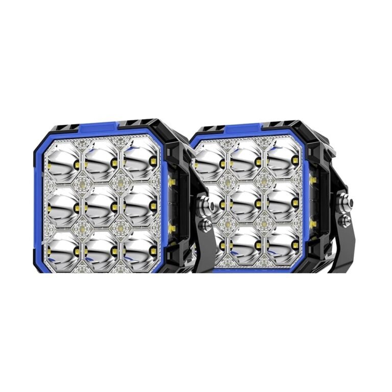 5 Inch 130W Pair Side Shooter White Amber DRL LED Light Pods product gallery 2