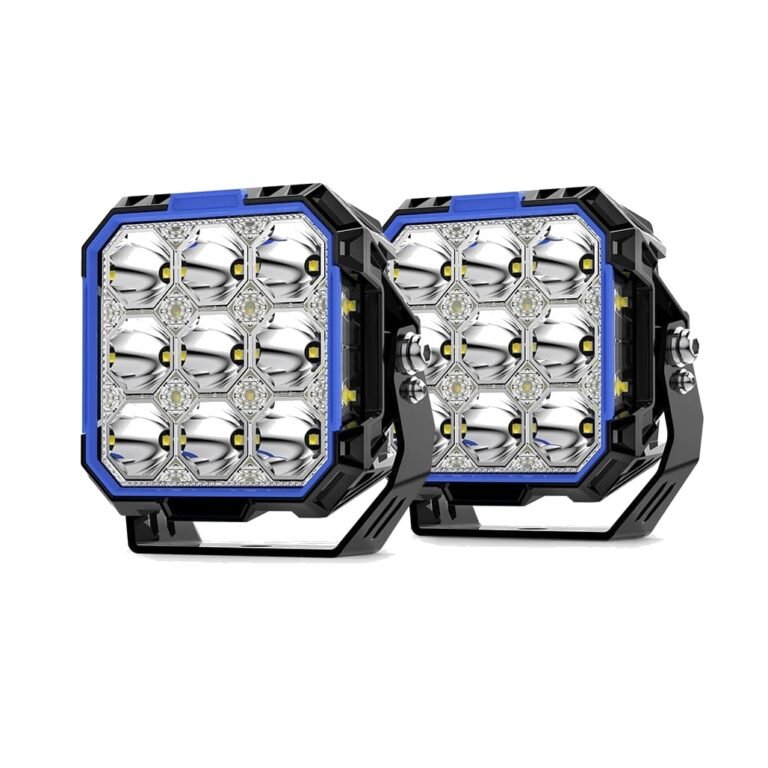 5 Inch 130W Pair Side Shooter White Amber DRL LED Light Pods product gallery 3