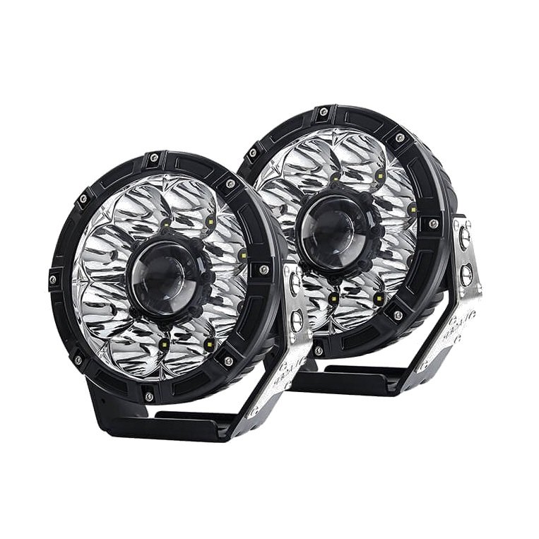 Yirox 7 Inch 65W Laser LED Work Light Pods for off-road auxiliary vehicle lighting