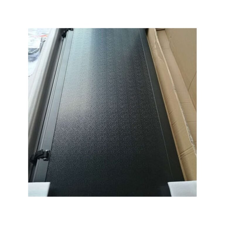 Black Color Aluminum Hard Folding Tonneau Cover For D-MAX 2013 4 Doors gallery image 3
