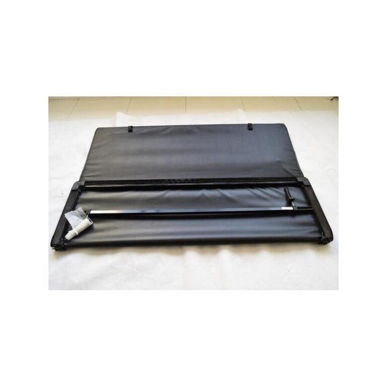 Yirox Black Soft Tri-Fold Tonneau Cover for D-MAX 2013 for pickup truck bed protection