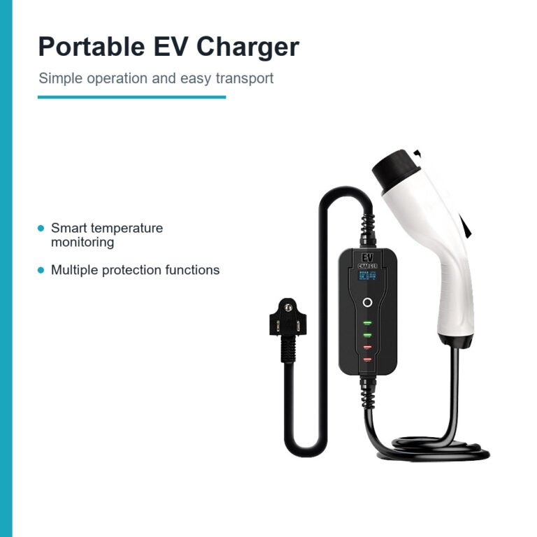 US Standard Portable EV Charger with Adjustable Current Image 2