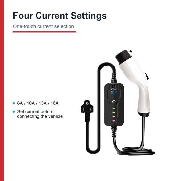 US Standard Portable EV Charger with Adjustable Current Image 3
