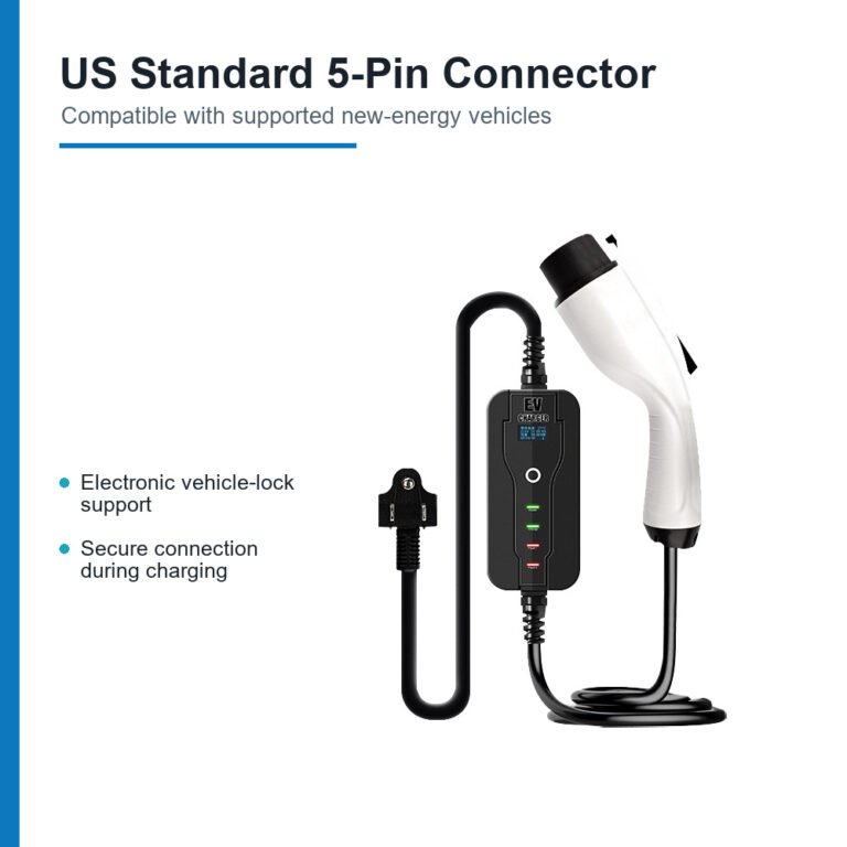 US Standard Portable EV Charger with Adjustable Current Image 5