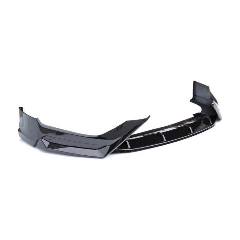 Front Bumper Lip for BYD Song Plus 2023-2025 - front bumper lip gloss black angle 03