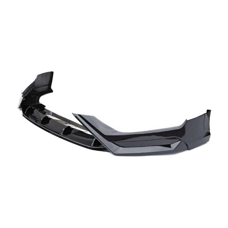 Front Bumper Lip for BYD Song Plus 2023-2025 - front bumper lip gloss black side angle