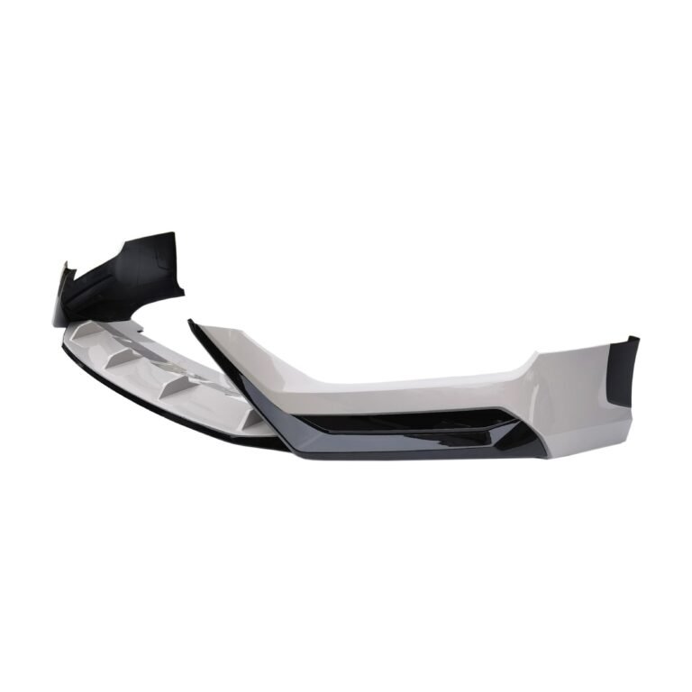 Front Bumper Lip for BYD Song Plus 2023-2025 - front bumper lip smoke grey angle 01
