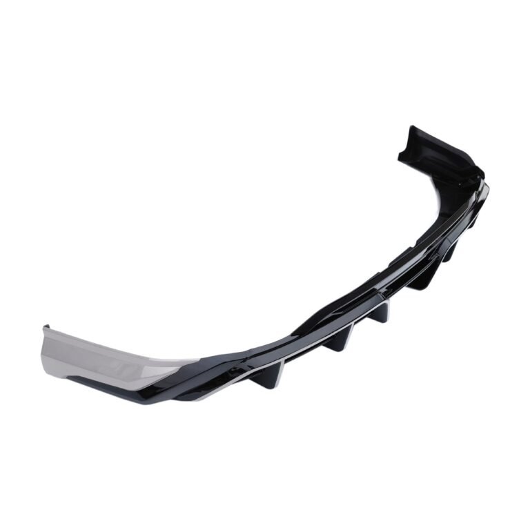 Front Bumper Lip for BYD Song Plus 2023-2025 - front bumper lip smoke grey curved angle