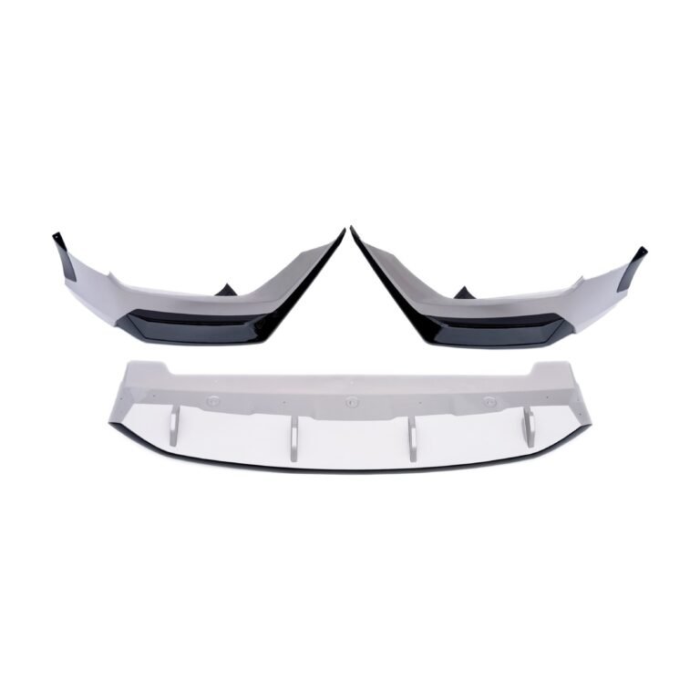 Front Bumper Lip for BYD Song Plus 2023-2025 - front bumper lip smoke grey kit pieces