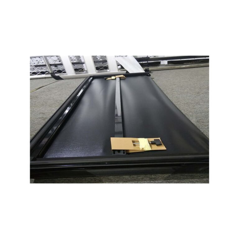 PVC Soft Tri Fold Tonneau Bed Cover 12 Months Warranty For Toyota Hilux gallery image 2