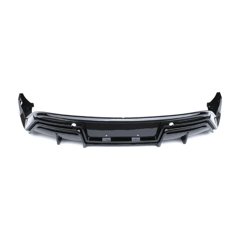 Rear Bumper Diffuser for BYD Seal EV 2022-2025 - rear bumper diffuser gloss black front view