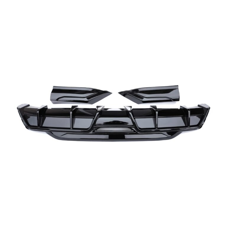 Rear Bumper Diffuser for BYD Song Plus 2023-2025 - rear bumper diffuser gloss black kit pieces