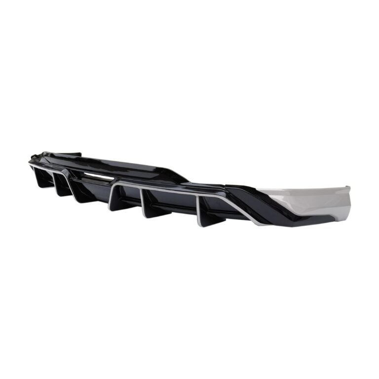 Rear Bumper Diffuser for BYD Song Plus 2023-2025 - rear bumper diffuser smoke grey side angle 01
