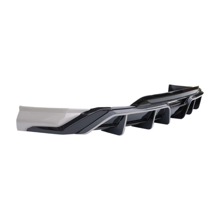 Rear Bumper Diffuser for BYD Song Plus 2023-2025 - rear bumper diffuser smoke grey side angle 02