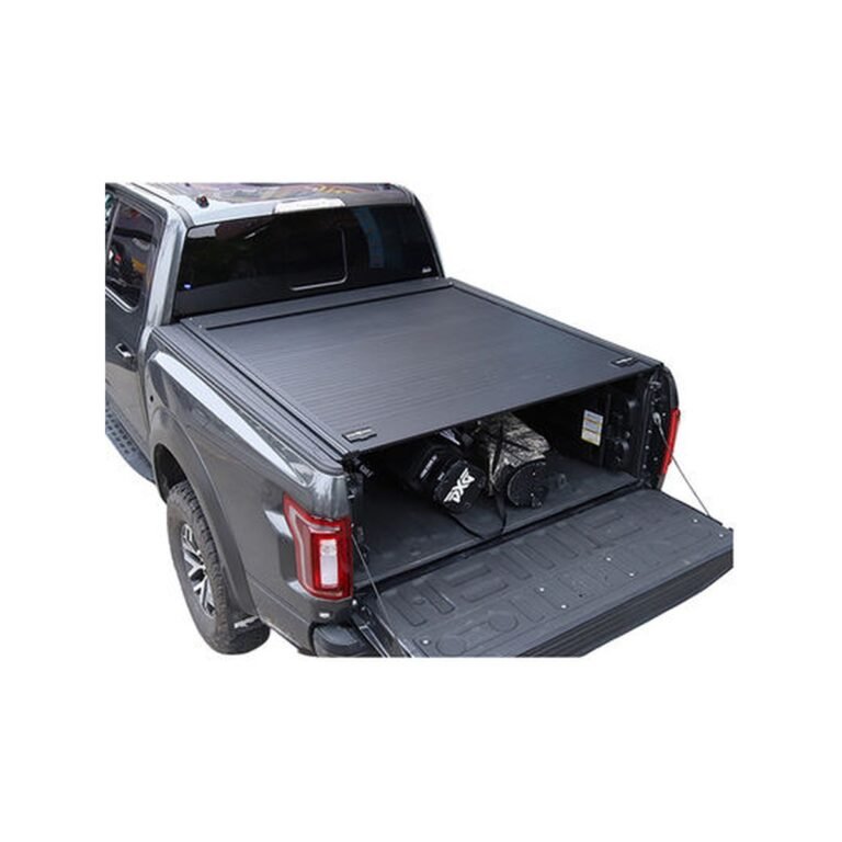Yirox Sliding Retractable Tonneau Cover for RAM 1500 for pickup truck bed protection