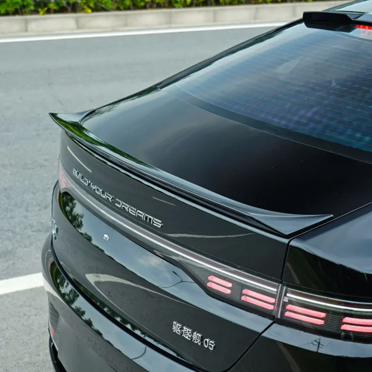 Rear Spoiler Wing for BYD Destroyer 05 2022-2025 - rear spoiler wing installed overview