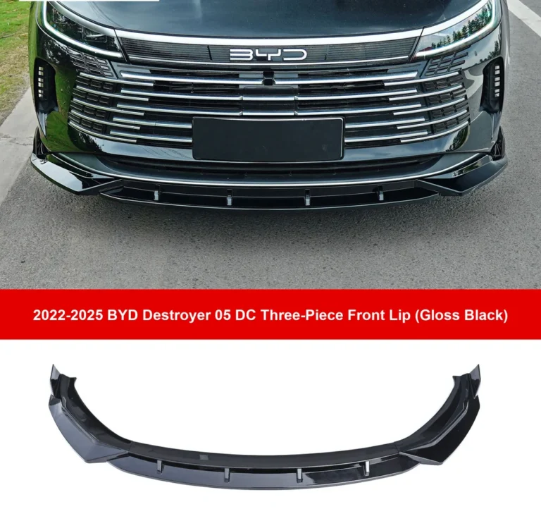 Front Bumper Lip for BYD Destroyer 05 2022-2025 - front bumper lip gloss black sku overview