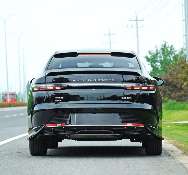 Rear Bumper Diffuser for BYD Destroyer 05 2022-2025 - rear bumper diffuser installed rear view
