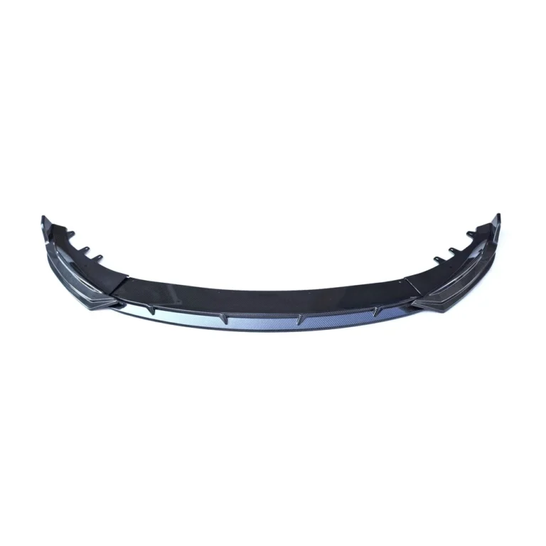 No-Drill Front Bumper Lip for BYD Seal EV 2022-2025 - no drill front bumper lip carbon texture main view