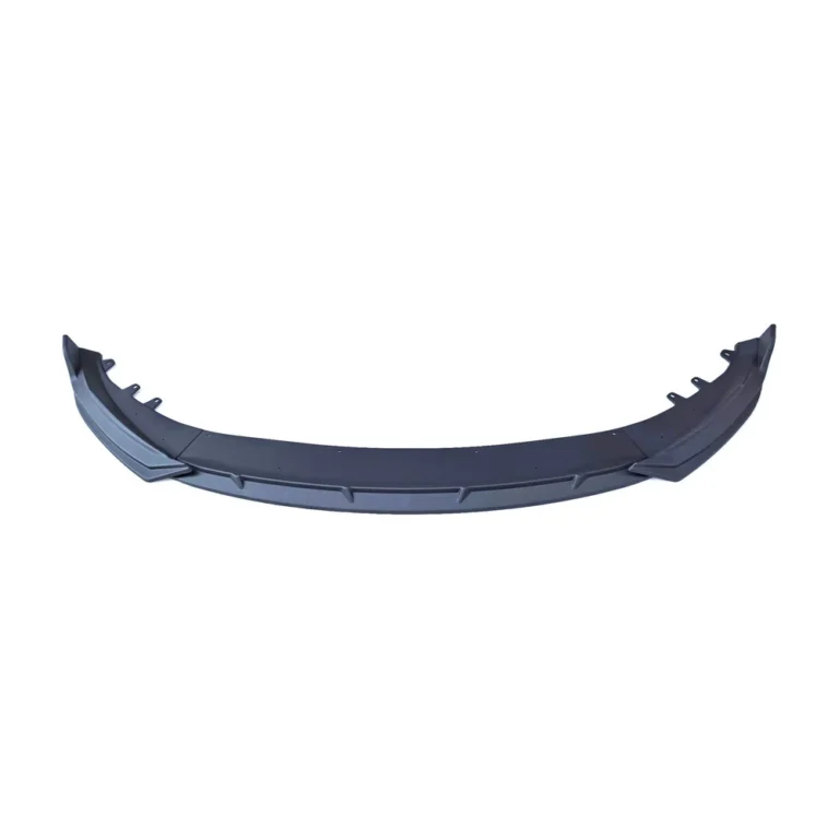 No-Drill Front Bumper Lip for BYD Seal EV 2022-2025 - no drill front bumper lip carbon texture wide view