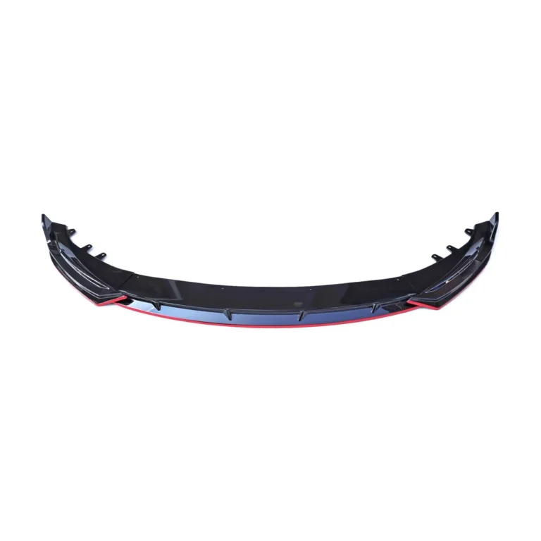 No-Drill Front Bumper Lip for BYD Seal EV 2022-2025 - no drill front bumper lip red black main