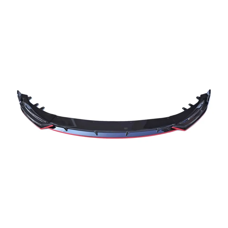 No-Drill Front Bumper Lip for BYD Seal EV 2022-2025 - no drill front bumper lip red black main view