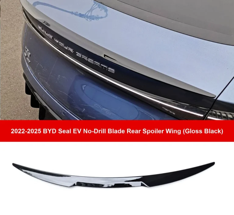 Blade Rear Spoiler Wing for BYD Seal EV 2022-2025 - blade rear spoiler wing gloss black english sku overview