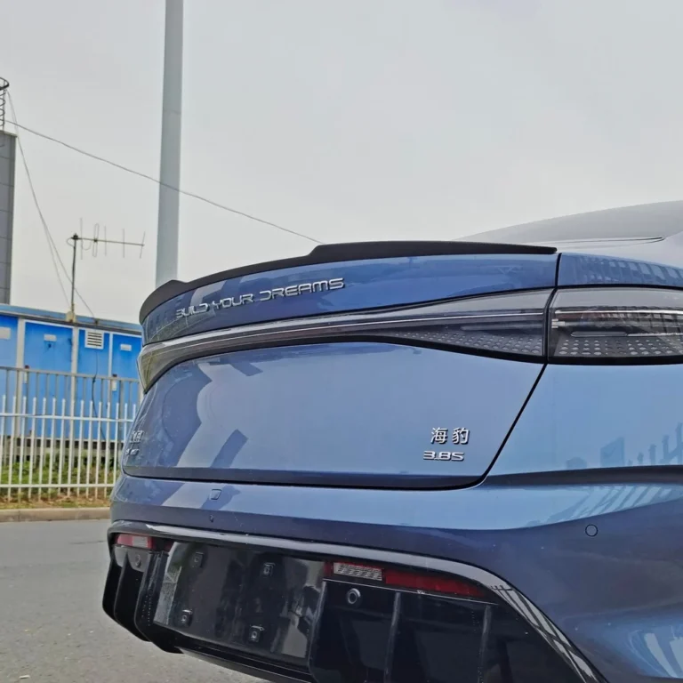 Blade Rear Spoiler Wing for BYD Seal EV 2022-2025 - blade rear spoiler wing installed rear angle 01