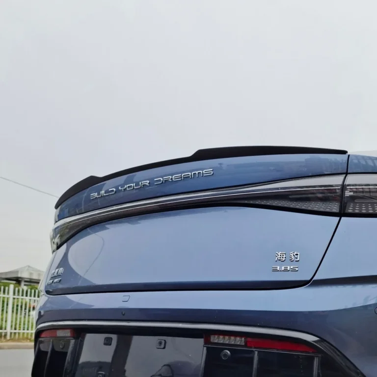 Blade Rear Spoiler Wing for BYD Seal EV 2022-2025 - blade rear spoiler wing installed rear close up
