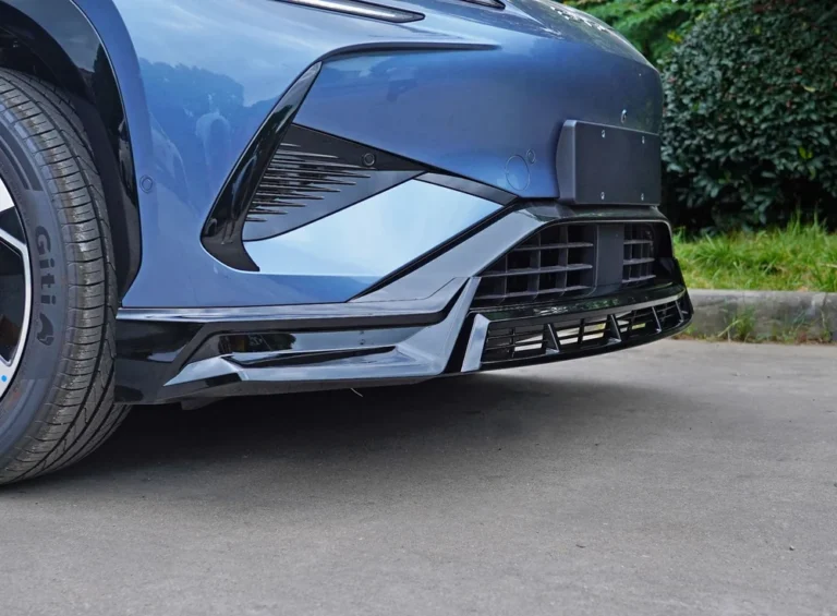 Front Bumper Lip for BYD Sealion 7 2024-2025 - front bumper lip installed close up 02