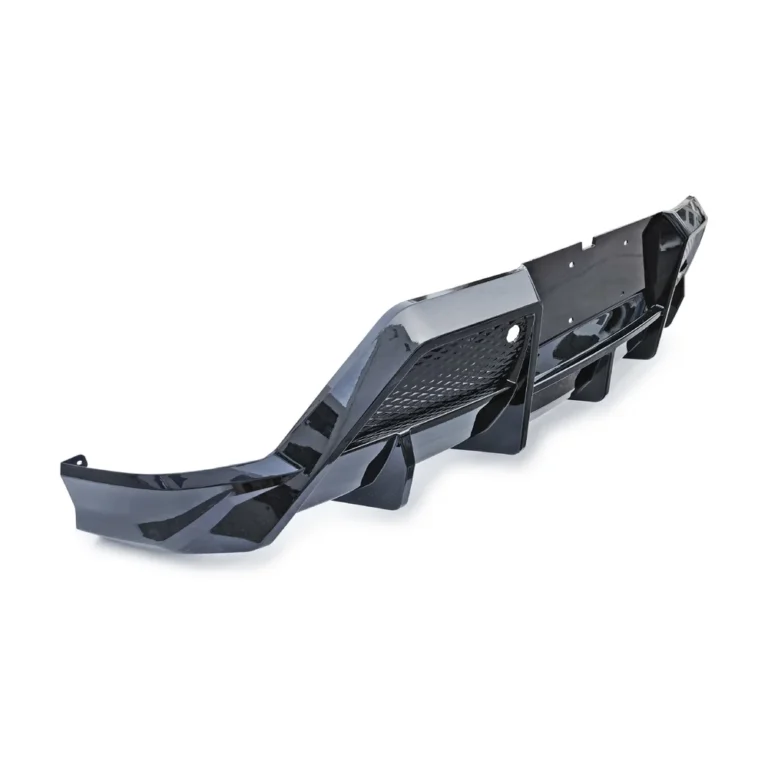 Rear Bumper Diffuser for BYD Sealion 7 2024-2025 - rear bumper diffuser gloss black angle 02
