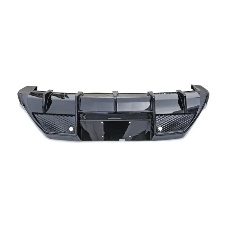 Rear Bumper Diffuser for BYD Sealion 7 2024-2025 - rear bumper diffuser gloss black rear view