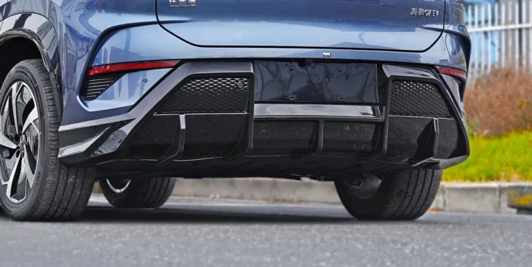 Rear Bumper Diffuser for BYD Sealion 7 2024-2025 - rear bumper diffuser installed overview